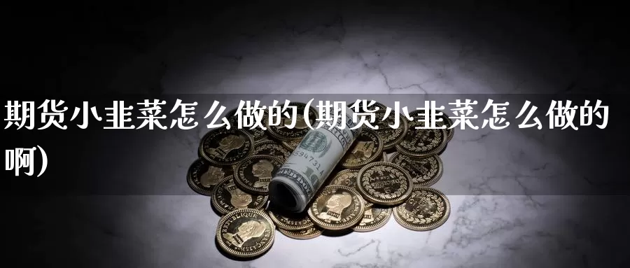 期货小韭菜怎么做的(期货小韭菜怎么做的啊)_https://www.yinfengsocks.com_道指期货_第1张