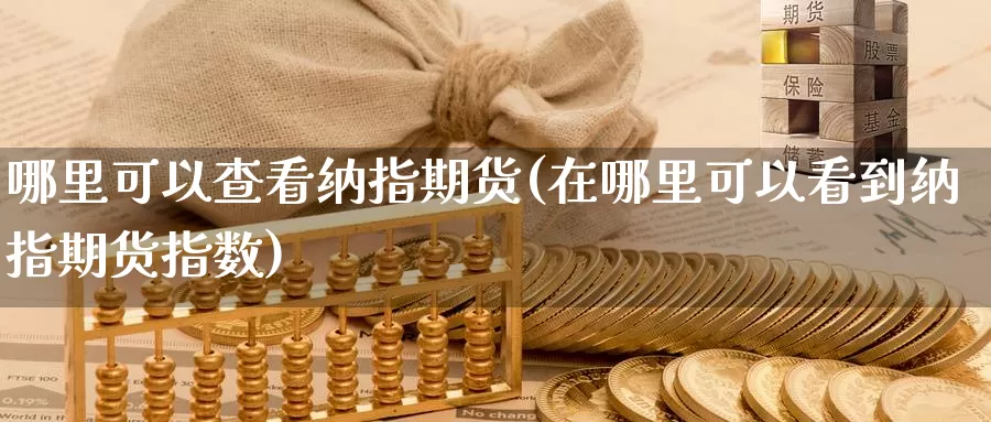 哪里可以查看纳指期货(在哪里可以看到纳指期货指数)_https://www.yinfengsocks.com_道指期货_第1张