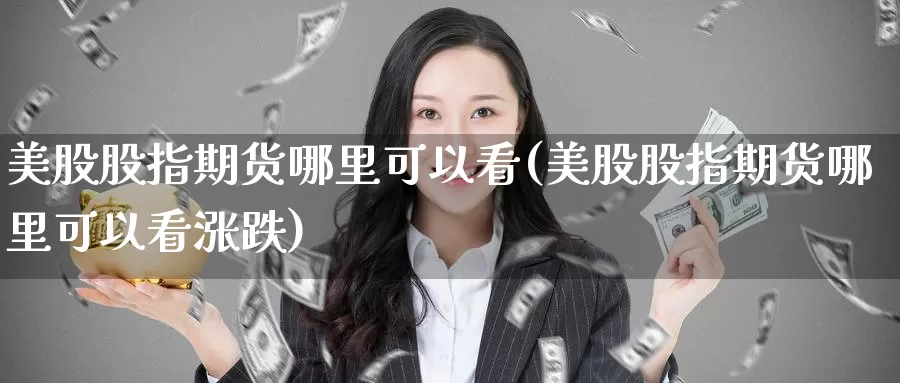 美股股指期货哪里可以看(美股股指期货哪里可以看涨跌)_https://www.yinfengsocks.com_德指期货_第1张